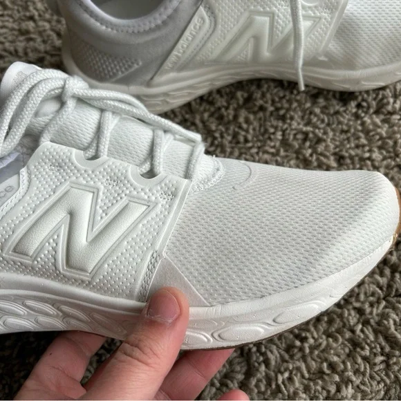 New Balance Fresh Foam X Cruz V3 White Women's 11.5D/Men’s 10D Gym Shoes - Picture 4 of 16